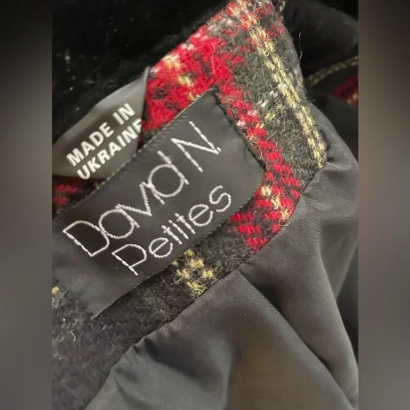 100% wool David N Petites ♥️ vintage made in Ukraine 🇺🇦 - Picture 13 of 14